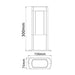 Buy Bollard Lights Australia Amun Exterior LED  Small Bollard 10W 300mm - AMUN2