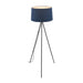 Buy Floor Lamps Australia Anna 1 Light Floor Lamp Blue & Black - ANNA FL-BLDGY