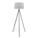 Buy Floor Lamps Australia Anna 1 Light Floor Lamp White & Black - ANNA FL-WHDGY