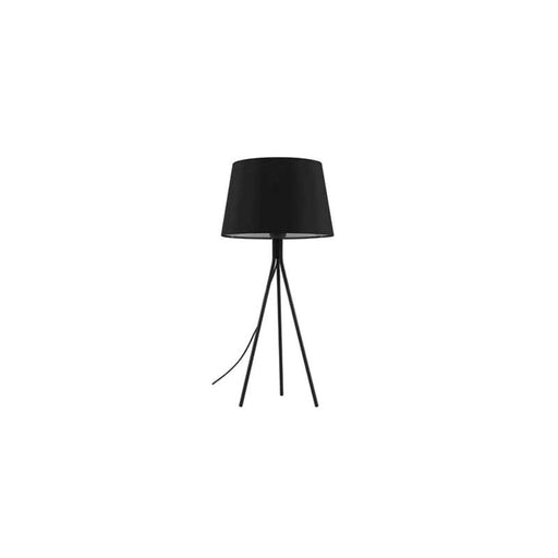 Buy Table Lamps Australia Anna 1 Light Table Lamp Black & Black - ANNA TL-BKDGY