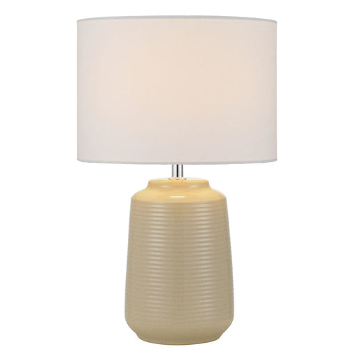 Buy Table Lamps Australia ANNI Table Lamp Cream Ceramic / Fabric - ANNI TL-CMWH
