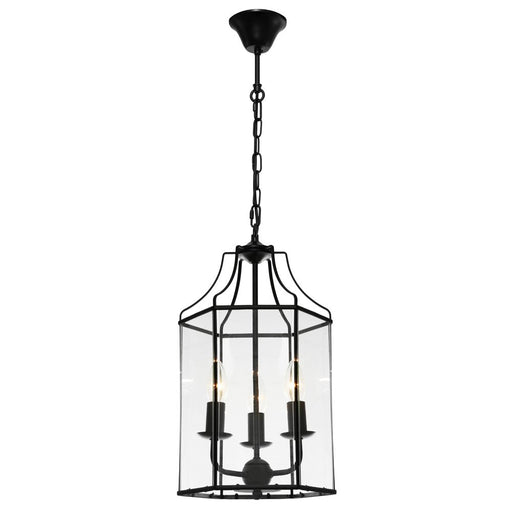 Buy Ceiling Lanterns Australia Arcadia 3 Light Pendant Black - ARCA3PBLK