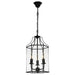 Buy Ceiling Lanterns Australia Arcadia 3 Light Pendant Black - ARCA3PBLK
