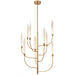 Buy Pendant Lights Australia ARCHER Pendant 9 Lights Antique Gold 3000K - ARCHER PE9-AG3K