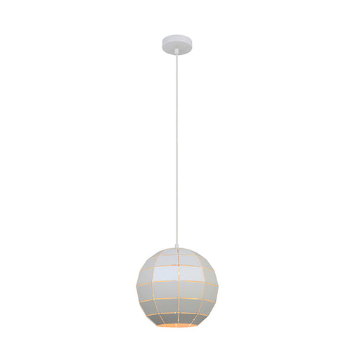 Buy Pendant Lights Australia Armis 1 Light Pendant White Tiled Wine Glass Shape - ARMIS1
