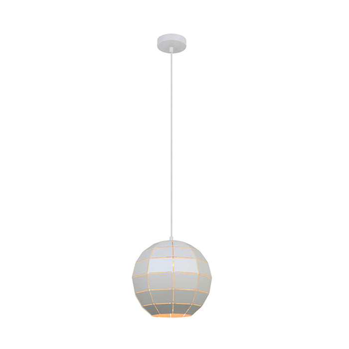 Buy Pendant Lights Australia Armis 1 Light Pendant White Tiled Wine Glass Shape - ARMIS1