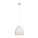 Buy Pendant Lights Australia Armis 1 Light Pendant White Tiled Ellipse Shape - ARMIS4