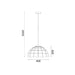Buy Pendant Lights Australia Armis 1 Light Pendant Coffee Tiled Dome Shape - ARMIS9