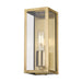 Buy Outdoor Wall Lanterns Australia Arzano 1 Light Wall Light Small Antique Brass - ARZANO WB25-AB