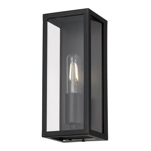 Buy Outdoor Wall Lanterns Australia Arzano 1 Light Wall Light Small Black - ARZANO WB25-BK