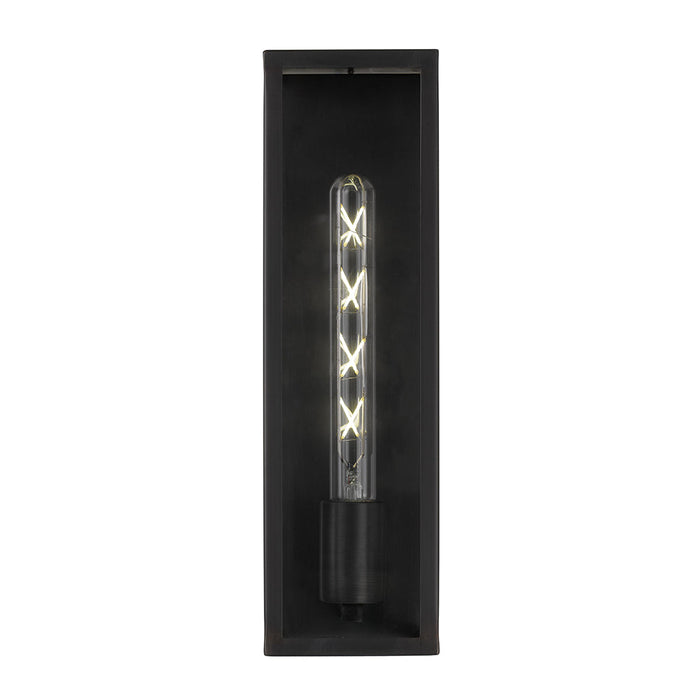Buy Outdoor Wall Lanterns Australia Arzano 1 Light Wall Light Large Black - ARZANO WB35-BK