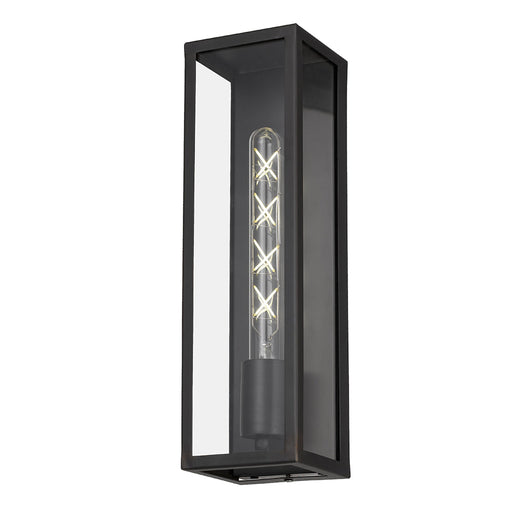 Buy Outdoor Wall Lanterns Australia Arzano 1 Light Wall Light Large Black - ARZANO WB35-BK