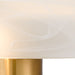 Buy Table Lamps Australia Augustin 1 Light Table Lamp Antique Gold & White Marble - AUGUSTIN TL-AGWM