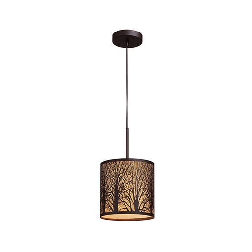 Buy Pendant Lights Australia Autumn 1 Light Pendant Aged Bronze With Amber Lining - AUTUMN01