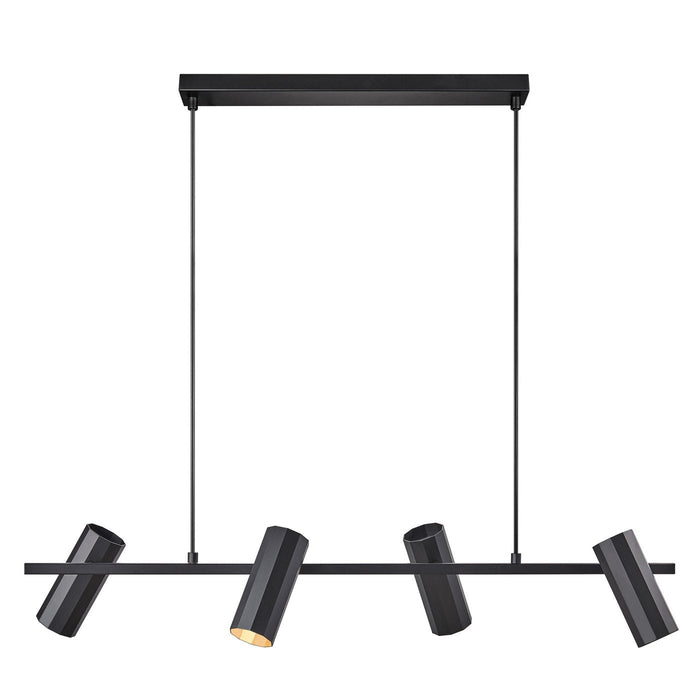 Alanis 4 Light Pendant Black - 2213423003