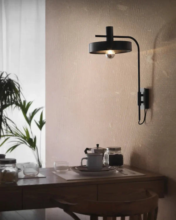 Aloa Wall Light Matte Black - ARO.A1227