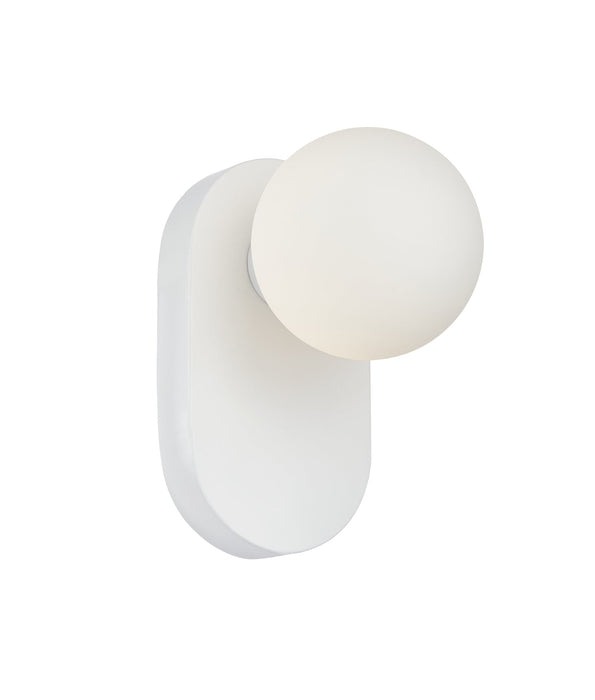 Balle Interior Oblang Base Wall Light White - BALLE3