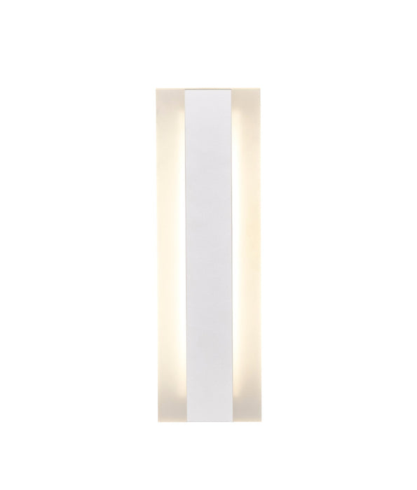 Banda LED 300mm Rectangular Wall Light Aluminium White 9W 3CCT - BANDA5