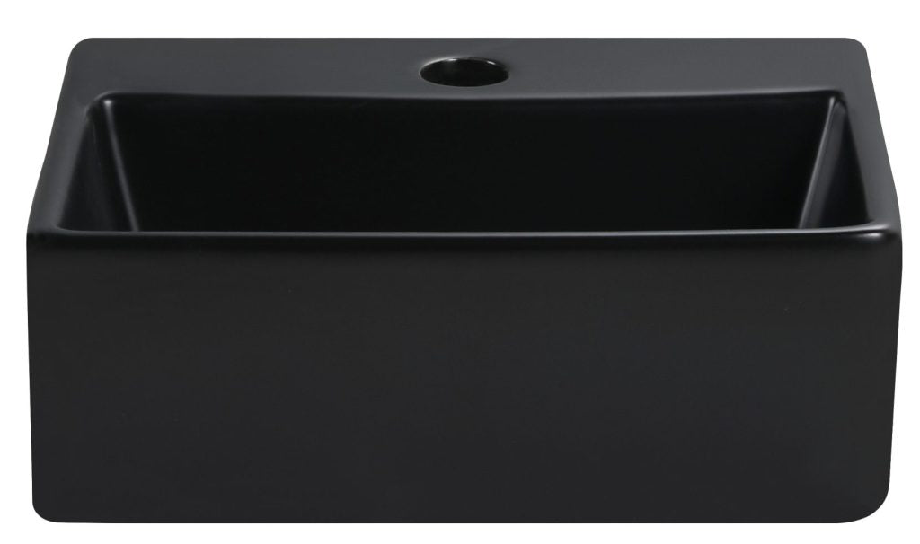 Lexi 330mm Above Counter Basin Black - BAS-332912-BLK