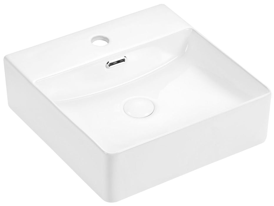 Florentine 420mm Above Counter Basin Matte White - BAS-424213-MW