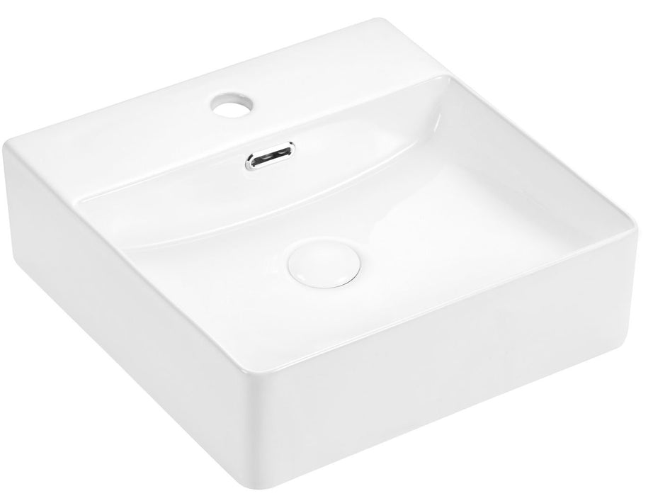 Florentine 420mm Above Counter Basin White - BAS-424213