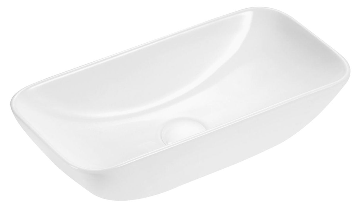 Riva 480mm Above Counter Basin Matte White - BAS-4823115-MW