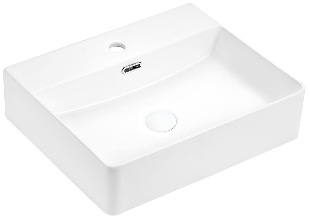 Florentine 500mm Above Counter Basin Matte White - BAS-504213-MW