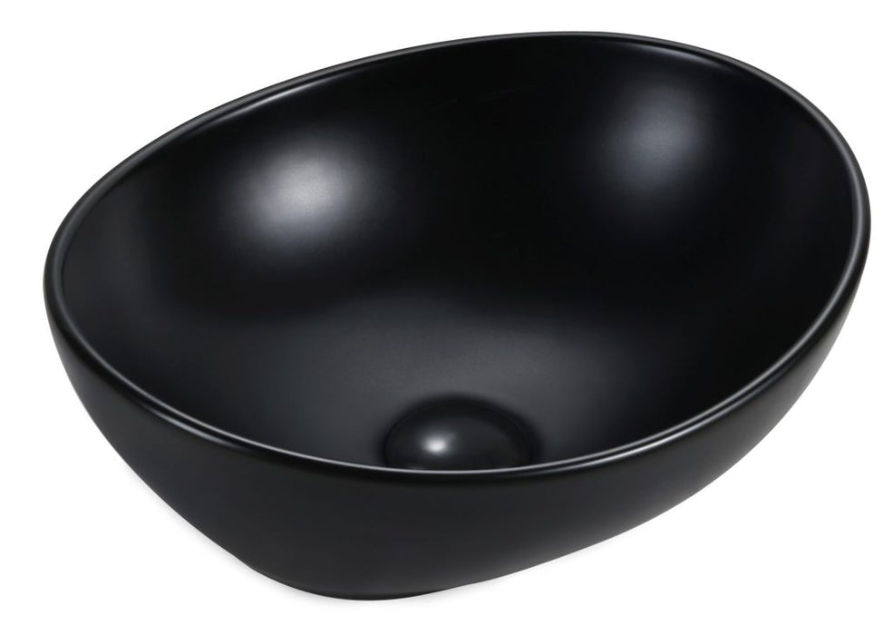 Gemini Above Counter Basin Black - BAS-OV-4033-BLK