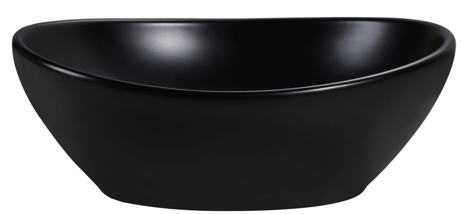 Gemini Above Counter Basin Black - BAS-OV-4033-BLK