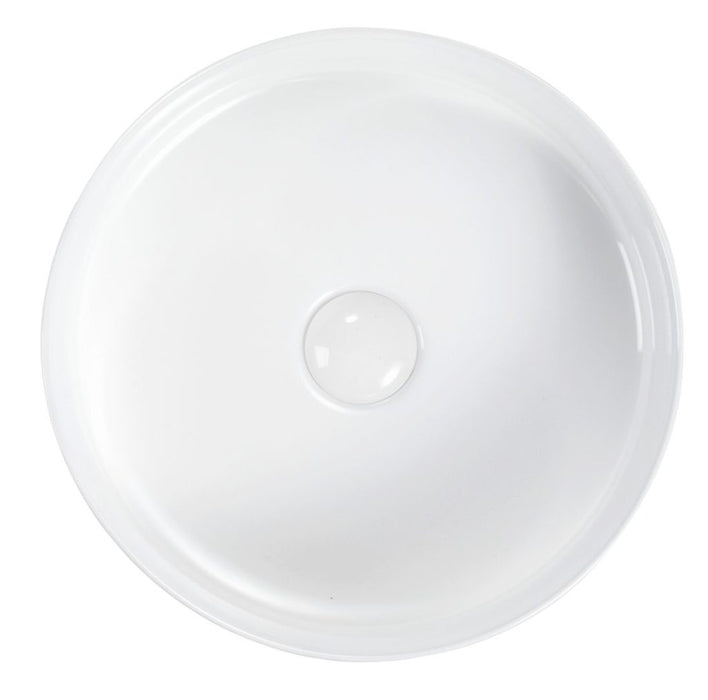Rotonda 360mm Above Counter Basin White - BAS-RND36512-V