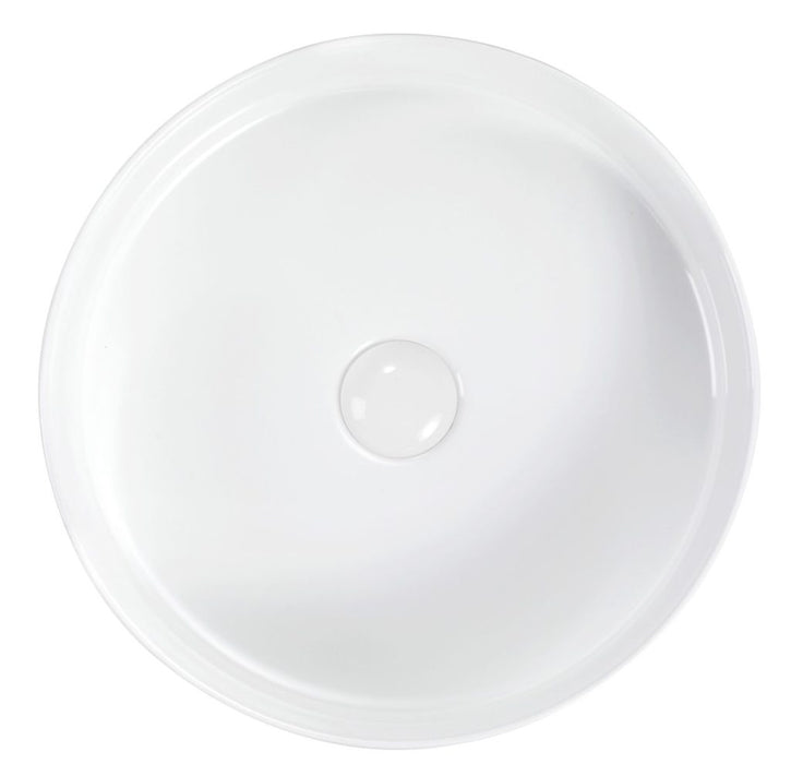 Rotonda 400mm Above Counter Basin White - BAS-RND-4012