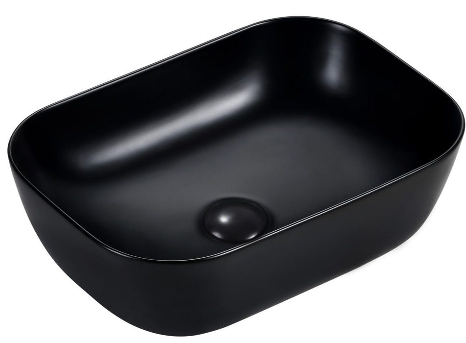 Lina 460mm Above Counter Basin Black - BASL-463213.5-BLK