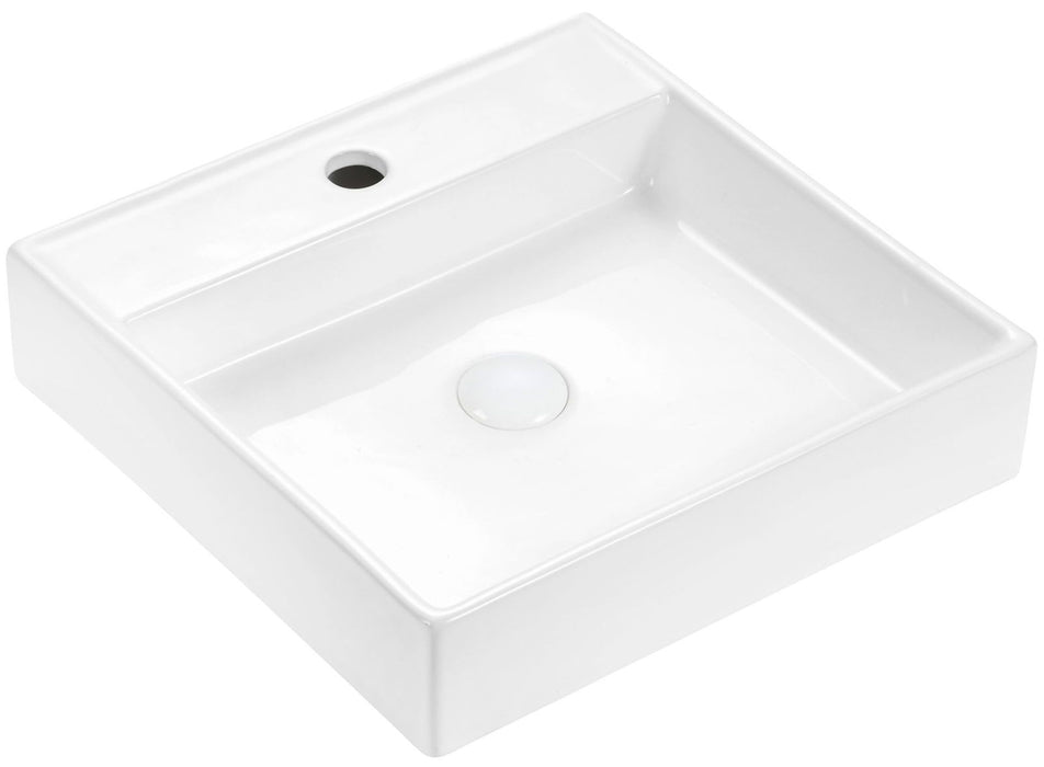 Louise 440mm Above Counter Basin White - BASR-444410
