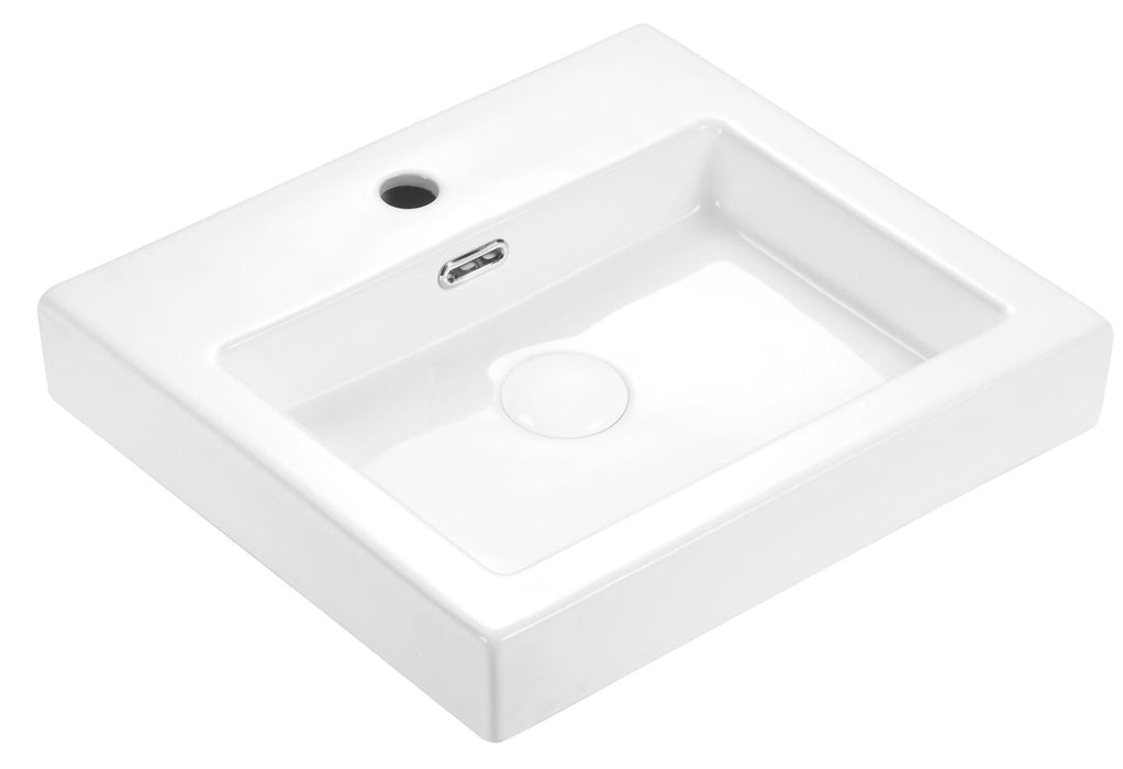 Riva 470mm Above Counter Basin White - BASR-48448-OF
