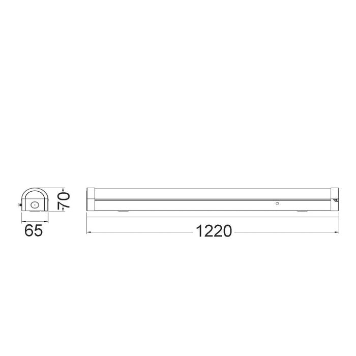 Buy LED Batten Lights Australia BAT LED Batten Light L1220mm White 3CCT - BAT002