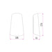 Buy Up / Down Wall Lights Australia BES Exterior 11W LED Up/Down Wall Light Matt White - BES2