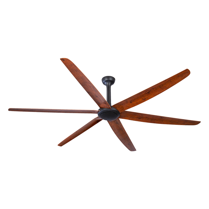 Buy DC Ceiling Fans Australia The Big Fan DC Ceiling 86" Matt Black & Natural Oak AWC Blades - BF0864