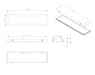 Buy LED Panel Lights Australia LED Panel Light W324mm 53W White Aluminium 4000K - S9794/312CW