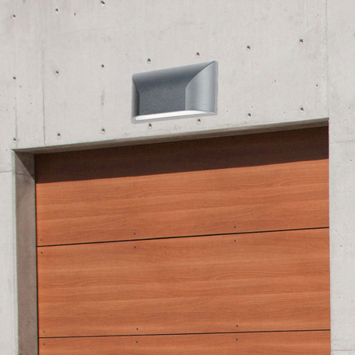 Buy Outdoor Step Lights Australia Bloc LED Wall Light  220mm TRI Colour IP65 Silver - BLOC EX5-SL3C