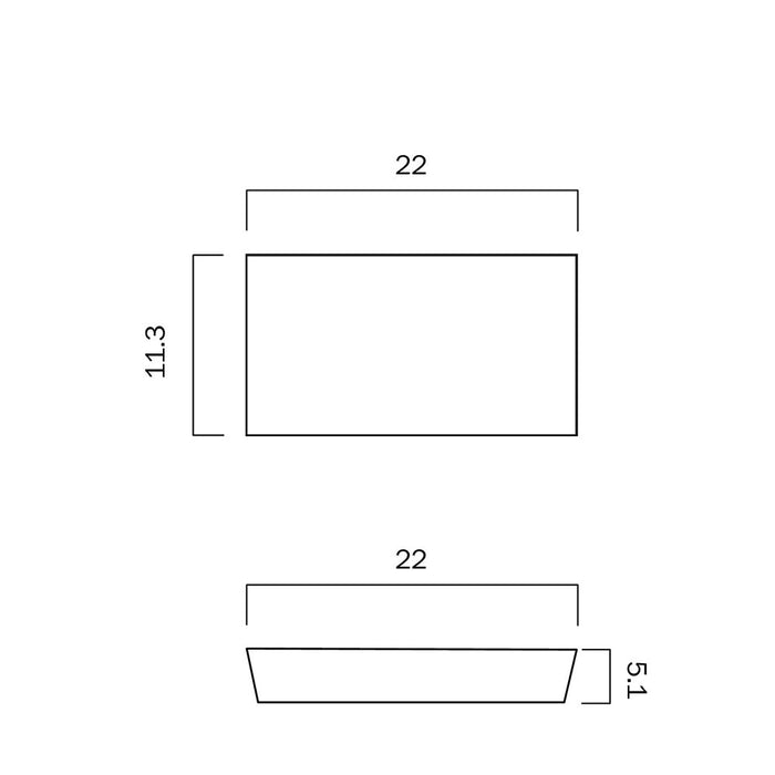 Buy Exterior Wall Lights Australia Bloc Exterior Wall Light 5W White Polycarbonate 3CCT - BLOC EX5-WH3C
