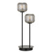 Buy Table Lamps Australia Bobo 2 Light Table Lamp Black & Smoke - BOBO TL2-BKSM