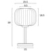 Buy Table Lamps Australia Bobo Table Lamp Black Metal - BOBO TLA-BKCL