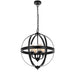 Buy Pendant Lights Australia Bodum 4 Light Pendant Black Matt, Clear, Opal - BODUM PE4-BK