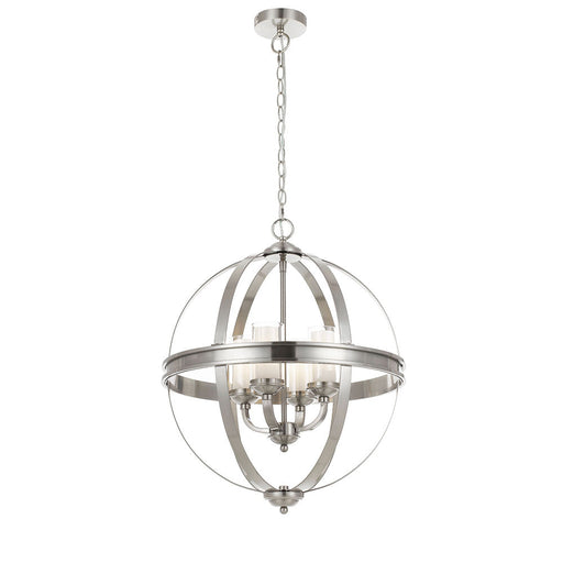Buy Pendant Lights Australia Bodum 4 Light Pendant Nickel Matt, Clear, Opal - BODUM PE4-NK