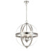Buy Pendant Lights Australia Bodum 4 Light Pendant Nickel Matt, Clear, Opal - BODUM PE4-NK