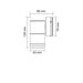 Buy Exterior Wall Lights Australia BONDI Fixed Exterior Wall Light 4W Stainless Steel Aluminium 3CCT - SE7121TC/SLS