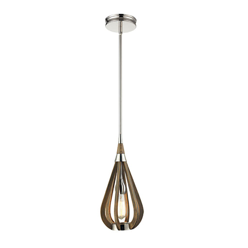 Buy Pendant Lights Australia Bonito 1 Light Taupe Wood Small Pendant - BONITO1