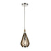 Buy Pendant Lights Australia Bonito 1 Light Taupe Wood Small Pendant - BONITO1