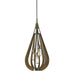Buy Pendant Lights Australia Bonito 3 Light Taupe Wood Medium Pendant - BONITO2