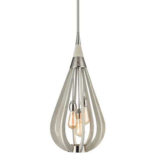 Buy Pendant Lights Australia Bonito 3 Light Winter Moss Wood Medium Pendant - BONITO7